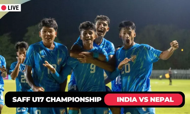 SAFF U17 Championship: India Blue Colts beat Nepal - Highlights