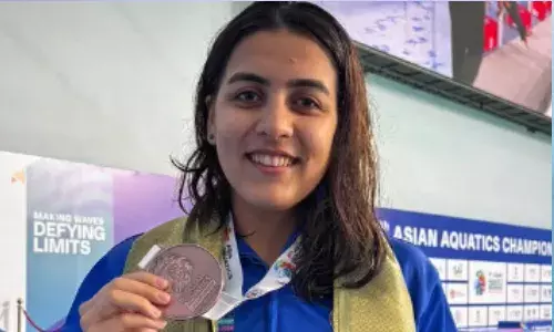 Bhavya Sacheva, Swimming