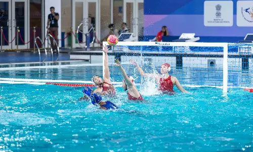 China completes double gold sweep on final day of 11th Asian Aquatic Championship in Ahmedabad