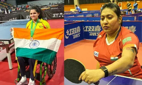 Asian Para TT Cships: Sonalben-Rajalakshmi win Indias first-ever doubles medal