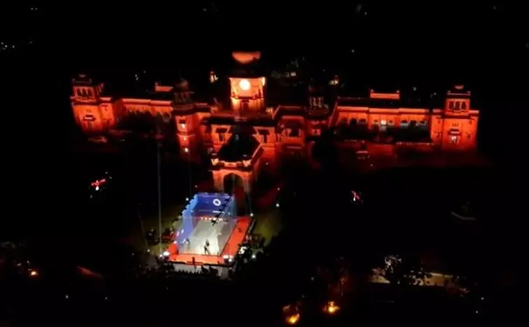 A picturesque setting was an ideal venue for the final of the Daly College SRFI Indian Open 2025. (Photo credit: YT/India Squash)