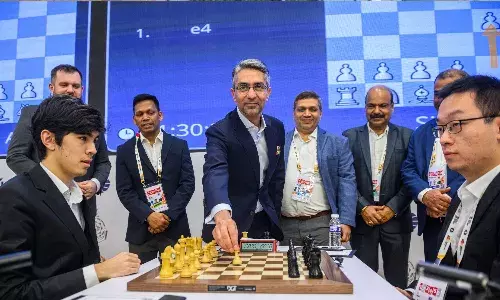 FIDE World Cup 2025: Abhinav Bindra plays ceremonial move in the final