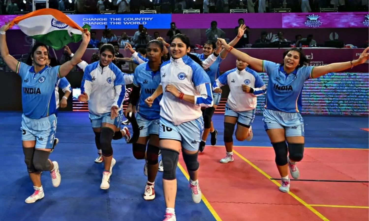 Womens Kabaddi World Cup: India crowned champions; beat Chinese Taipei in final Womens Kabaddi World Cup: India crowned champions; beat Chinese Taipei in final