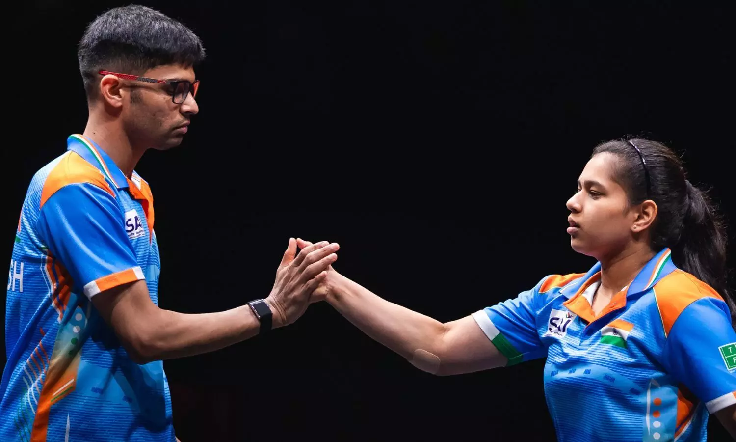 Manush Shah and Diya Chitale Manush Shah and Diya Chitale