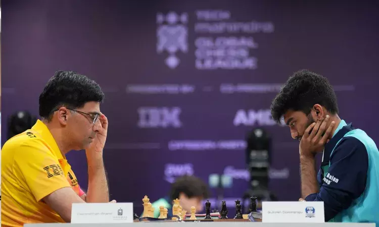 Viswanathan Anand and Gukesh Dommaraju