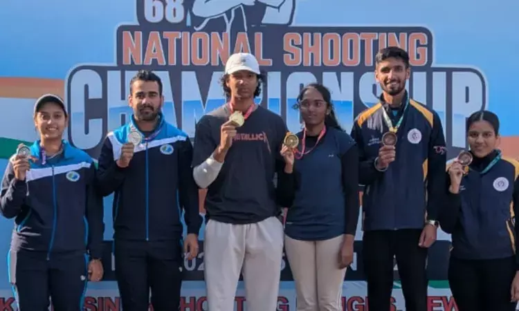 Anantjeet, Darshna clinch mixed team skeet gold