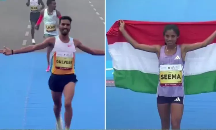 Tata Steel World 25K Kolkata: Gulveer Singh, Seema set national records to win Indian titles