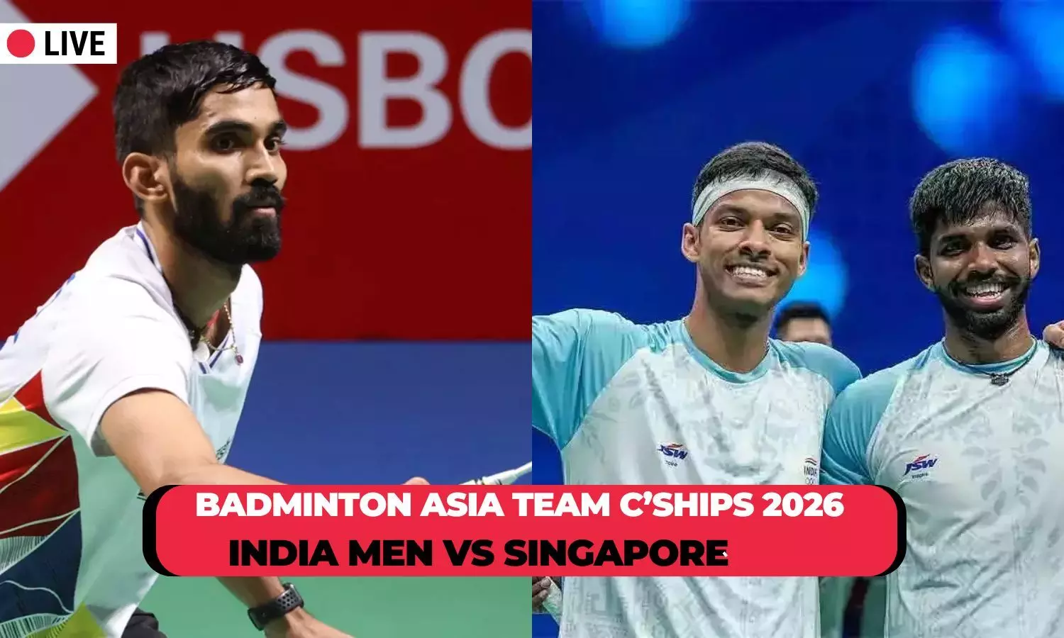Badminton Asia Team Cships: India men beat Singapore in opener- Highlights Badminton Asia Team Cships: India men beat Singapore in opener- Highlights