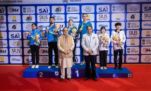 Asian Shooting Cships: Suruchi-Samrat win mixed 10m air pistol silver