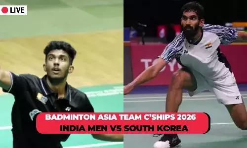 Badminton Asia Team Cships: Indian men lose to South Korea in quarterfinals - HIGHLIGHTS