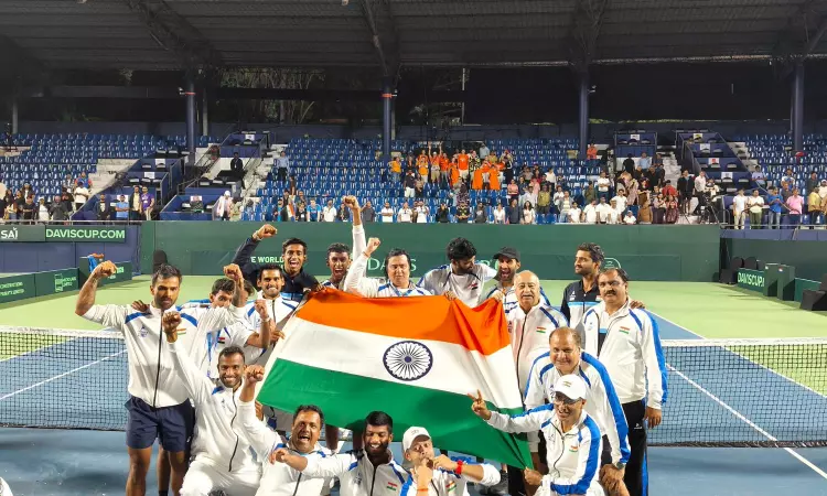 Davis Cup 2026 Qualifiers: Dhakshineswar Suresh stars as India upset Netherlands 3-2