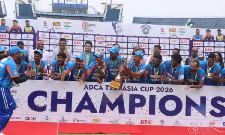 Indian Deaf Cricket Team wins the inaugural ADCA T20I Asia Cup