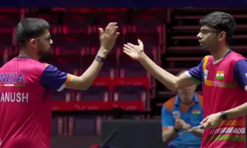 Singapore Smash: Manav-Manush face semi-final exit after a 5-game thriller