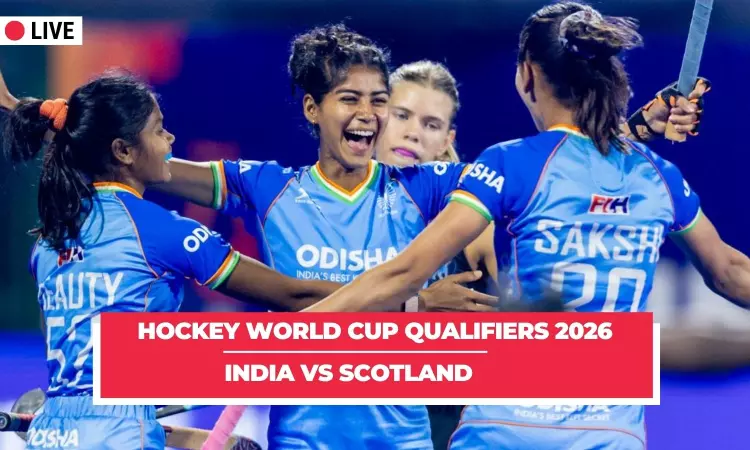FIH Womens World Cup Qualifiers LIVE: India vs Scotland