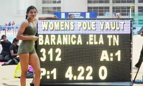 Baranica Elangovan sets womens pole vault national record