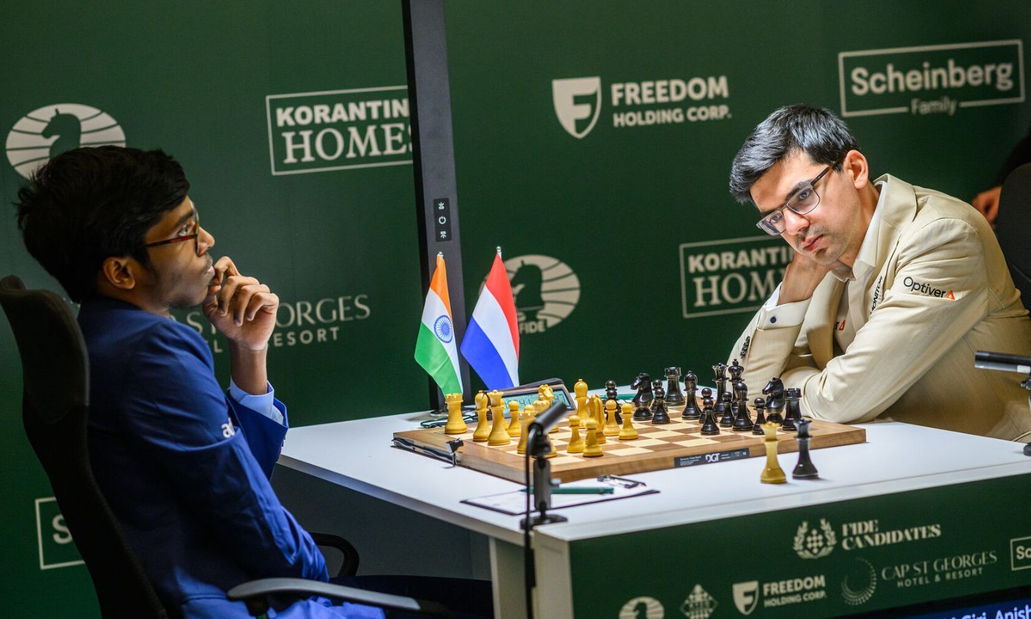 R Praggnanandhaa in lead after round 1
