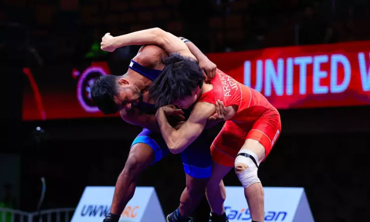 World Wrestling Cships: Lalit loses bronze bout