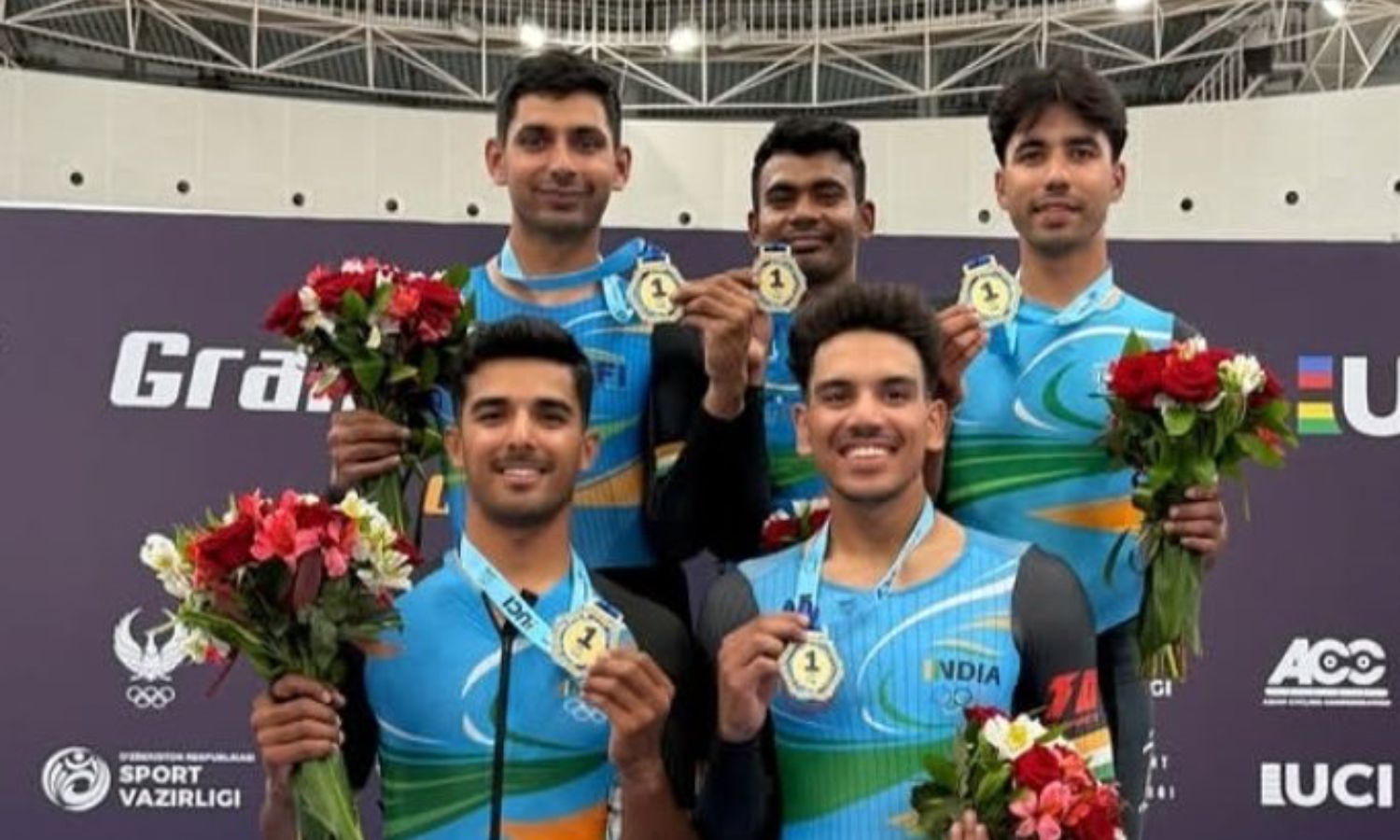 India win team pursuit gold at UCI Grand Prix Tashkent