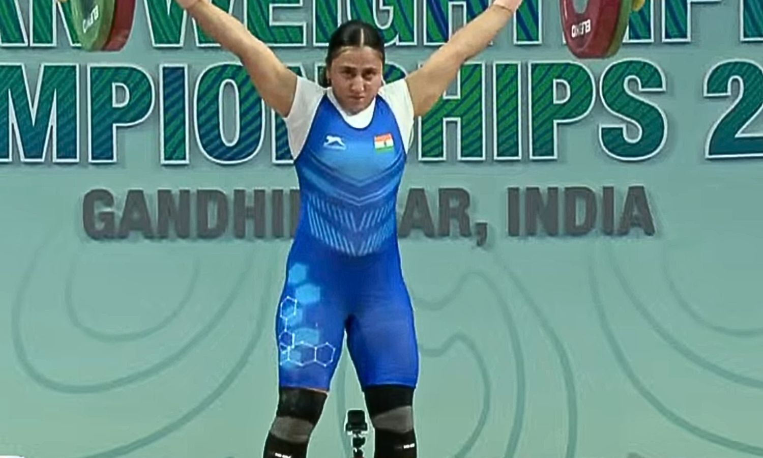 Harjinder Kaur wins bronze in snatch Harjinder Kaur wins bronze in snatch