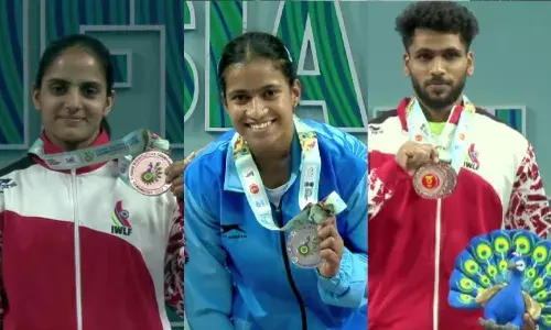 Asian Weightlifting Cships: India ends campaign with 10 medals