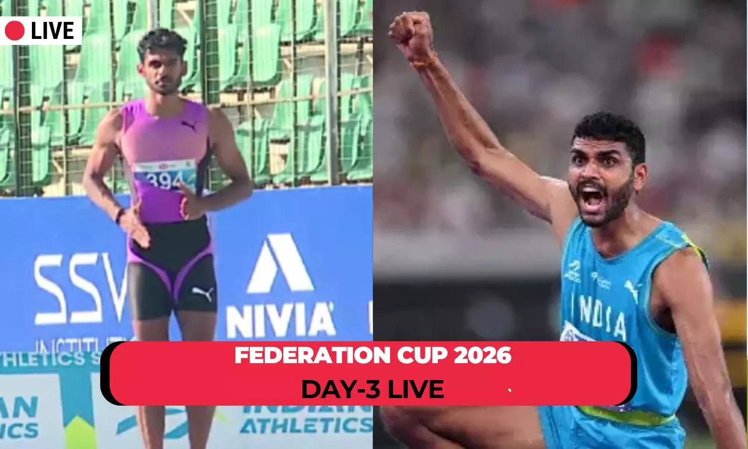 Federation Cup Day-3 Live: Sarvesh Kushare, Murali Sreeshankar in action-Blog, Updates Federation Cup Day-3 Live: Sarvesh Kushare, Murali Sreeshankar in action-Blog, Updates