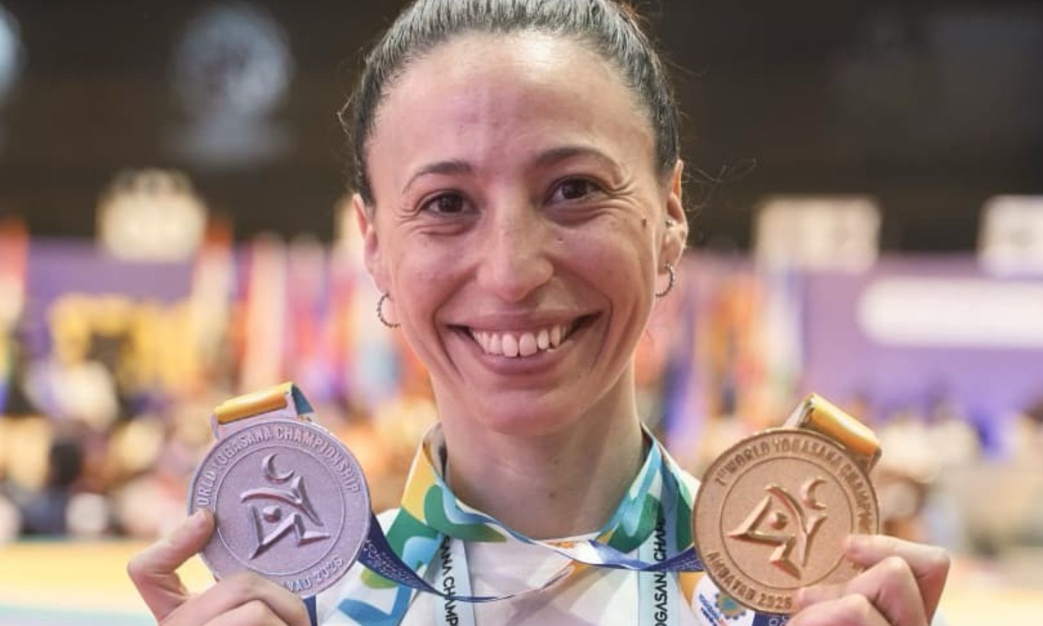 Kohli fan from Messi’s backyard, Nabila Sol Barraza criss-crosses continents to leave her mark at World Yogasana Championships