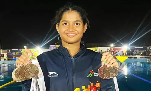 National Swimming Cships: Aditi Hegde, Vinayak Vijay set new national records National Swimming Cships: Aditi Hegde, Vinayak Vijay set new national records