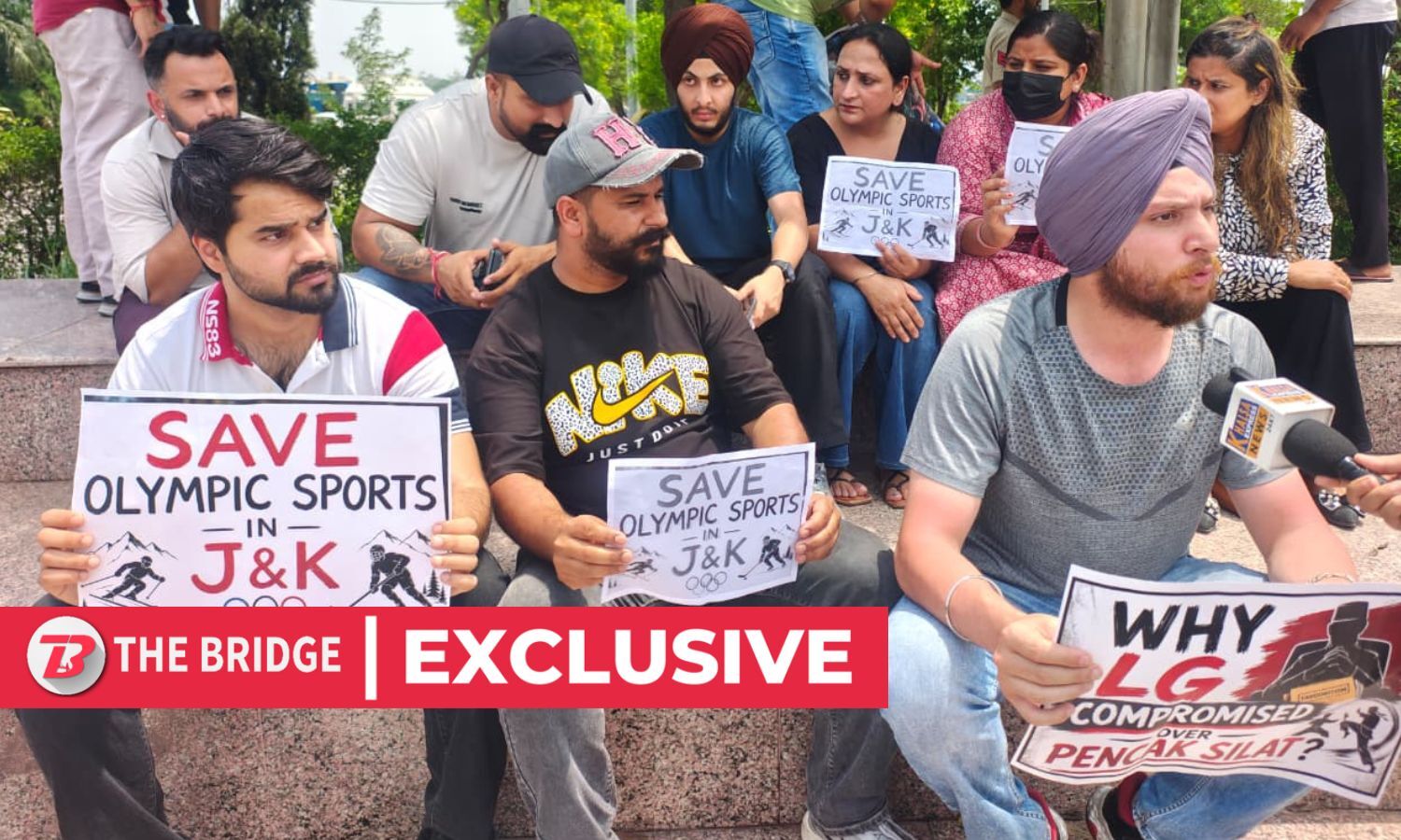 Athletes protest in J&K over ‘unfair’ sports quota job list