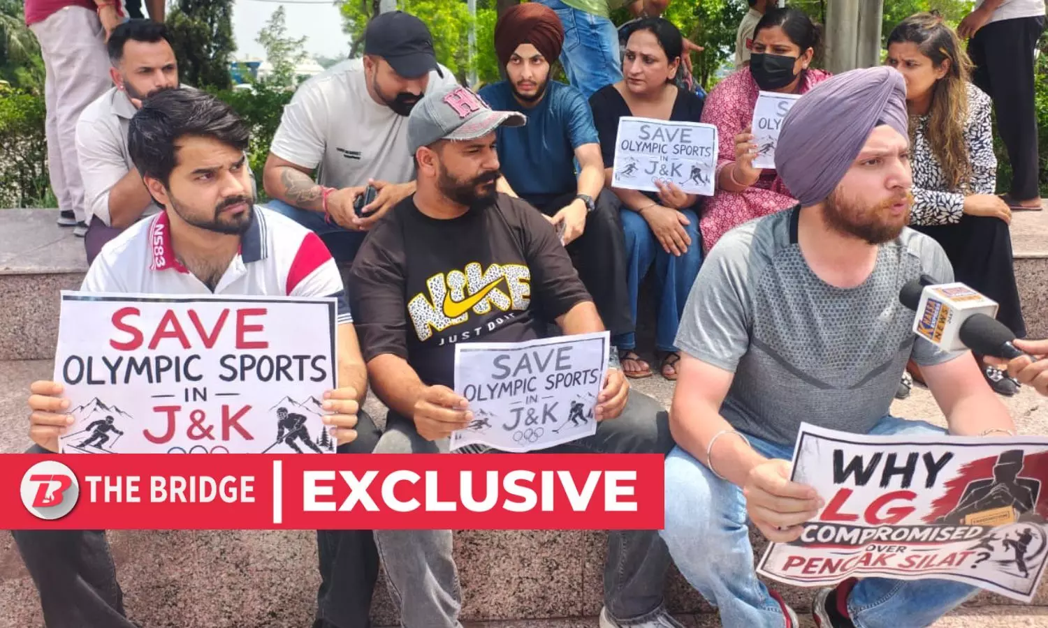 Athletes protest in J&K over unfair sports quota job list Athletes protest in J&K over unfair sports quota job list
