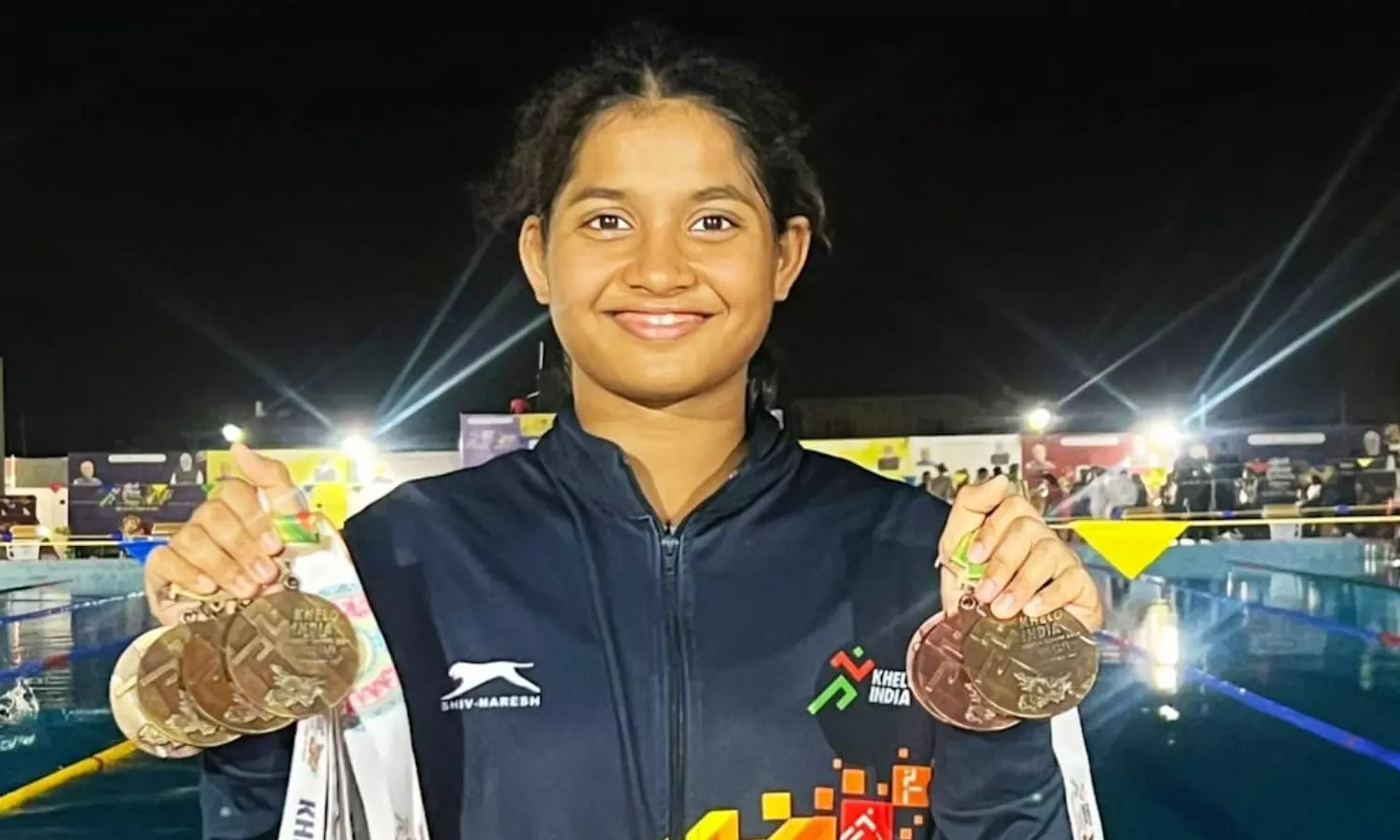 National Swimming Cships: Aditi Hegde, Vinayak Vijay set new national records National Swimming Cships: Aditi Hegde, Vinayak Vijay set new national records