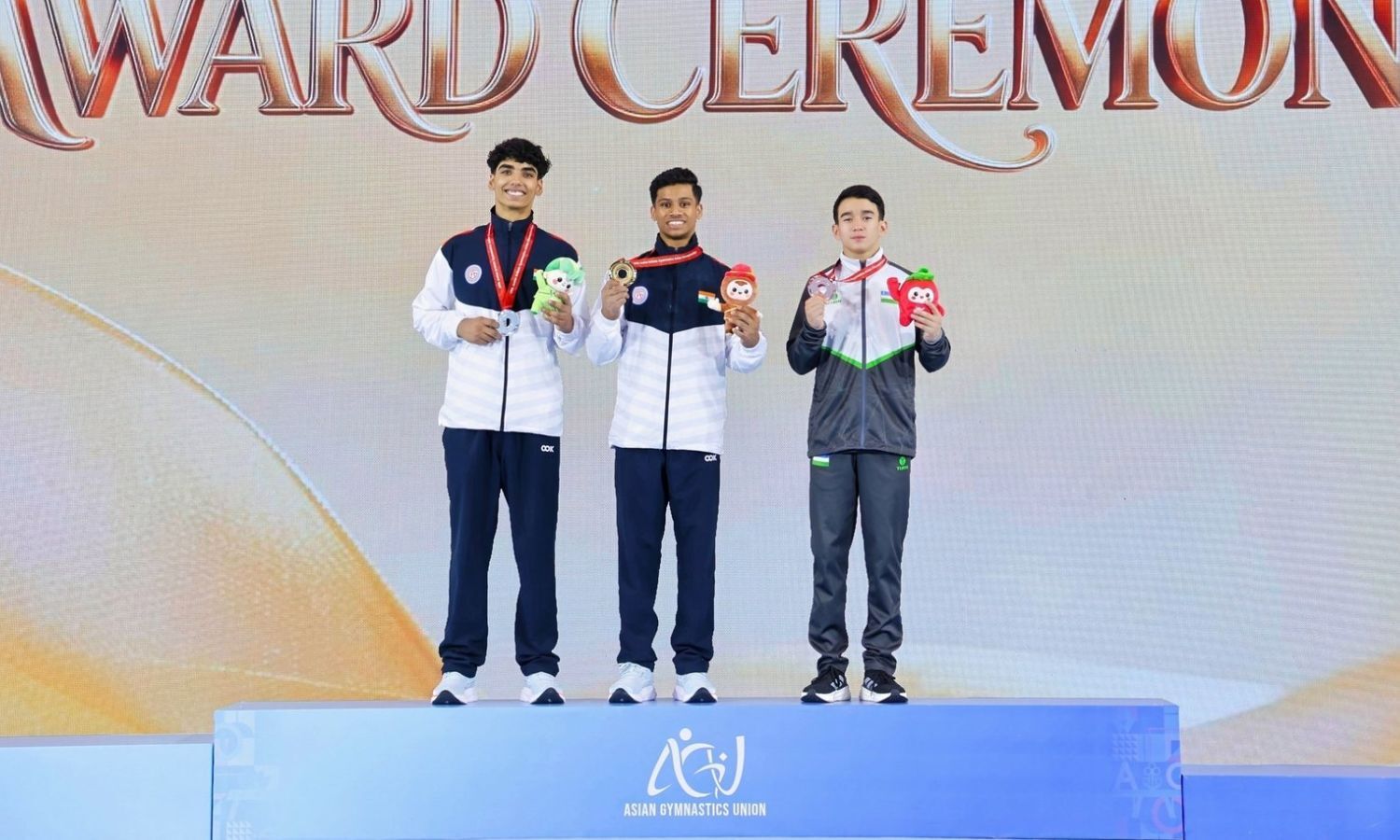 Harschit, Akshay win men’s vault gold, silver at Asian Gymnastics C’ships