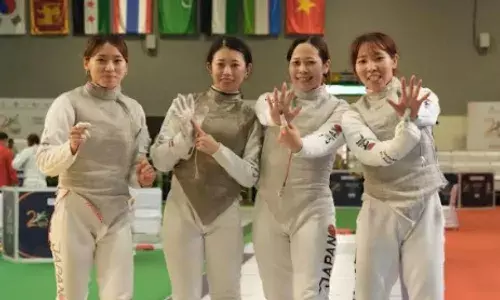Asian Fencing Cships: Japan wins the womens foil team title