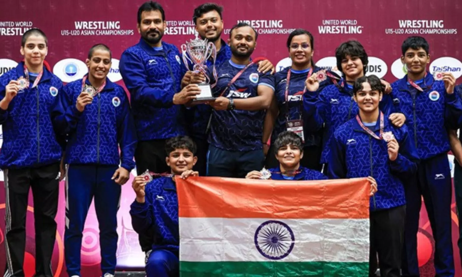 Asian U20 Wrestling C’ships: India concludes with 20 medals Asian U20 Wrestling C’ships: India concludes with 20 medals