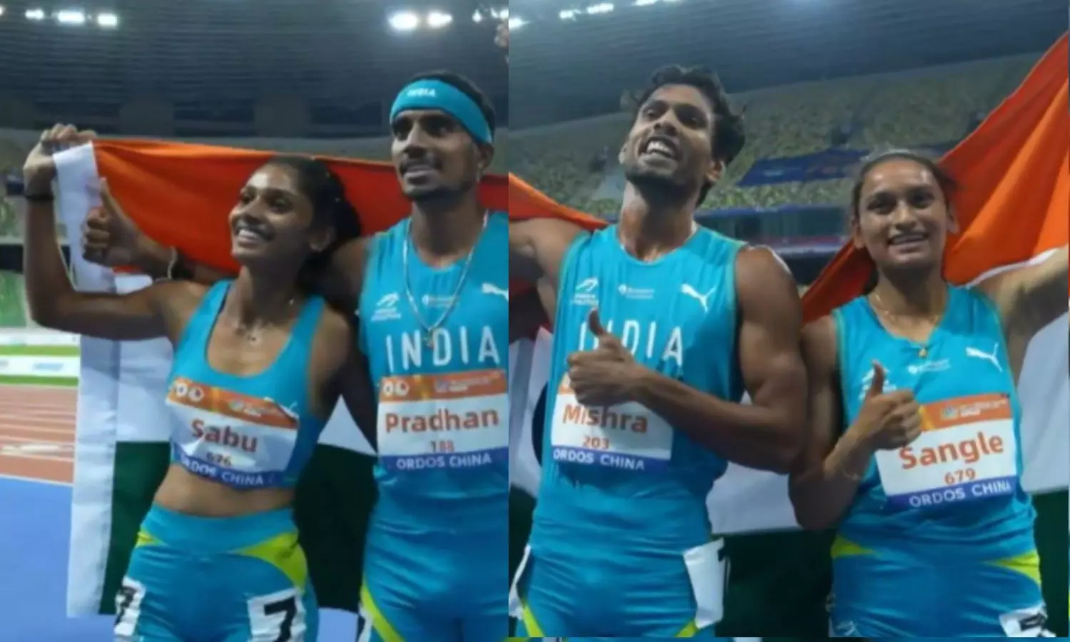 Asian U23 Athletics Cships: Indian 4x400m mixed relay team bags Indias first gold medal Asian U23 Athletics Cships: Indian 4x400m mixed relay team bags Indias first gold medal