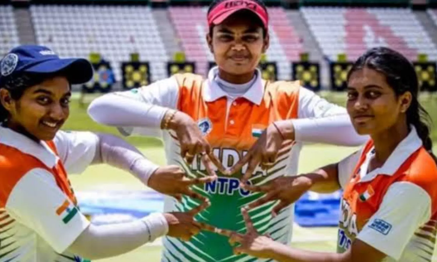 India settles for silver in womens compound team event at Archery World Cup Stage 4 India settles for silver in womens compound team event at Archery World Cup Stage 4