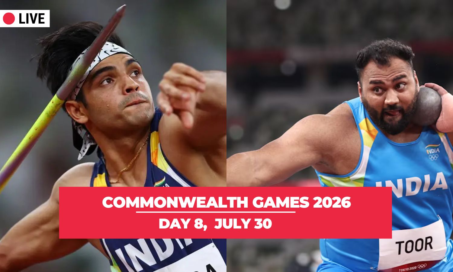 Neeraj Chopra, Tajinderpal Singh in action -Blog, updates