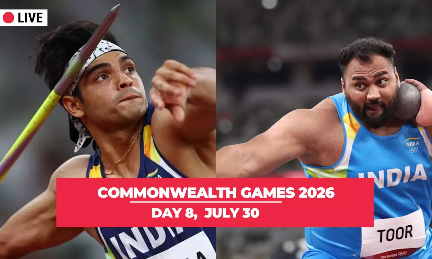 Commonwealth Games 2026 Day 8 LIVE: Neeraj Chopra, Tajinderpal Singh in action -Blog, updates Commonwealth Games 2026 Day 8 LIVE: Neeraj Chopra, Tajinderpal Singh in action -Blog, updates