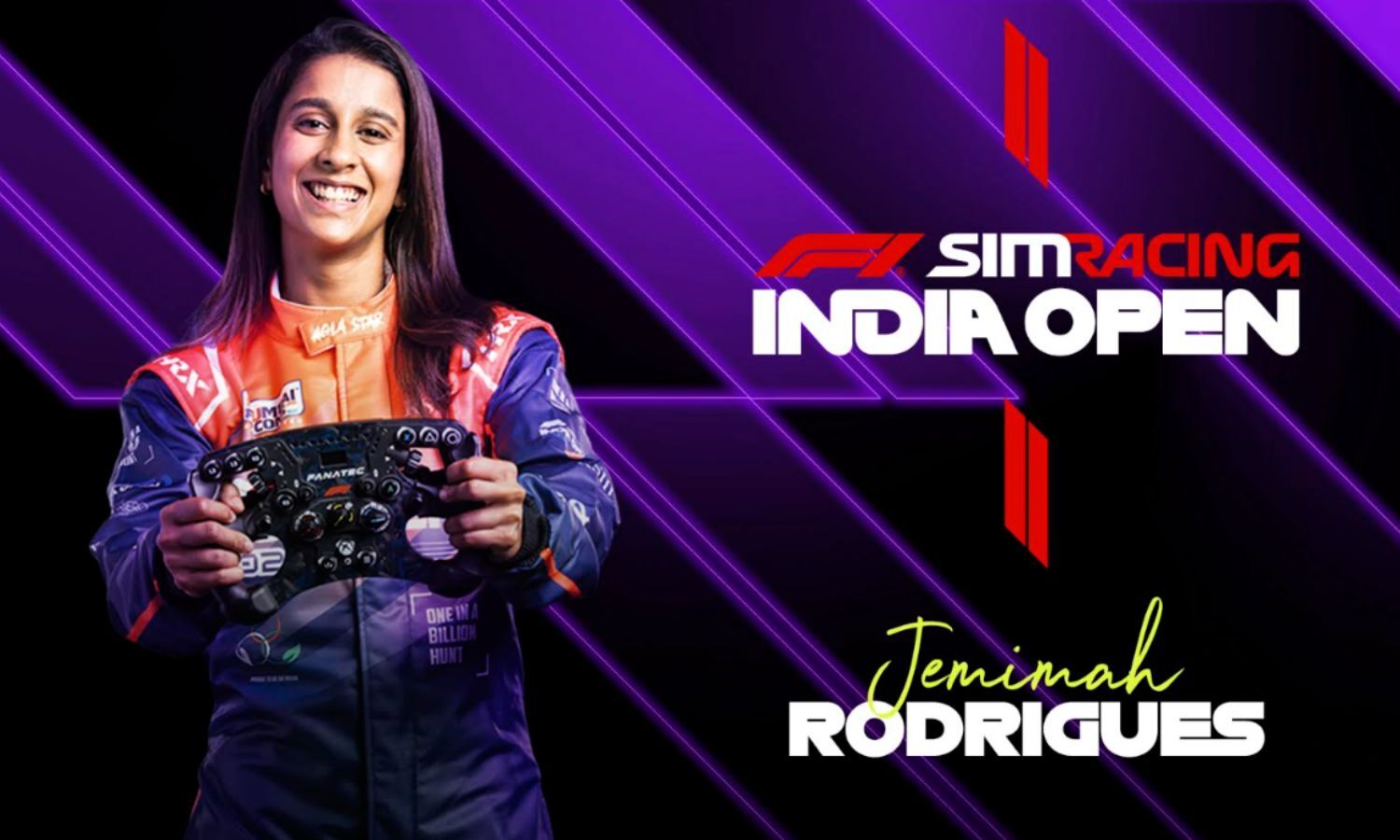 Jemimah Rodrigues Joins F1 Sim Racing India Open as Brand Ambassador