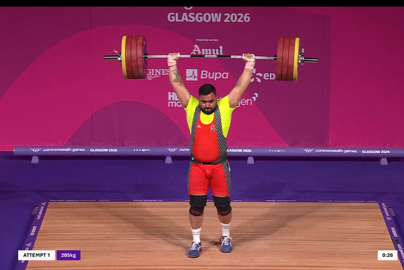 Lovepreet Singh settles for silver in men’s +110kg