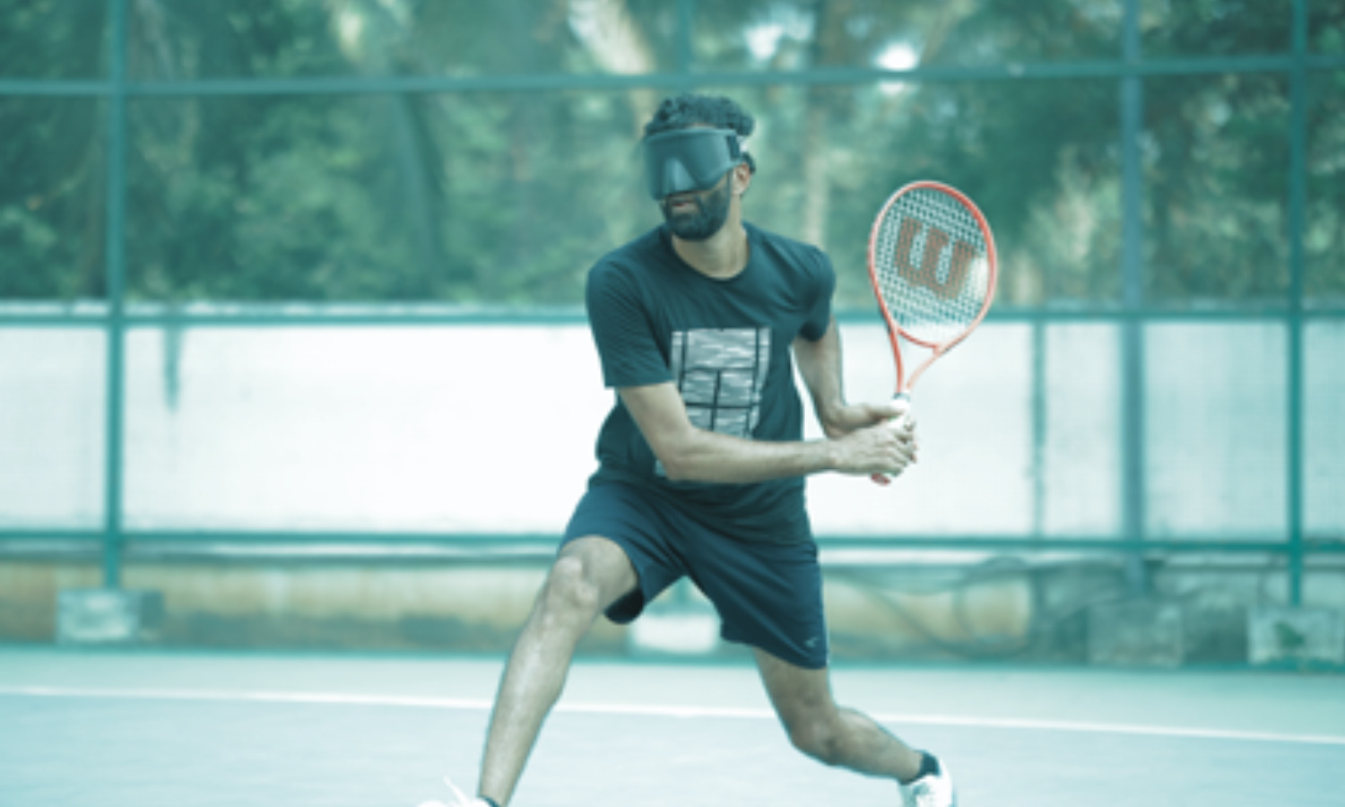 After a cricket ball claimed his sight, Nibin finds purpose in tennis