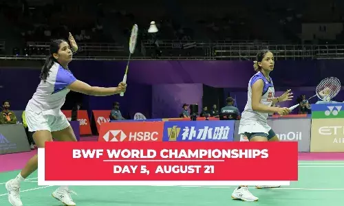 BWF World Cships Highights: Treesa-Gayatri assured of medal; Satwik-Chirag out