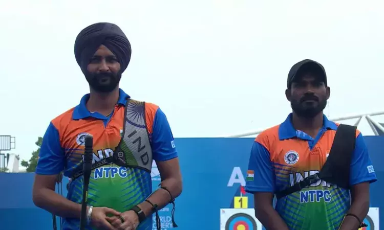 Harvinder Singh and Vijay Sundi win their third consecutive World Para Archery Series title