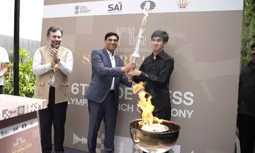 Chess Olympiad 2026: India pass ceremonial torch to Uzbekistans Javokhir Sindarov