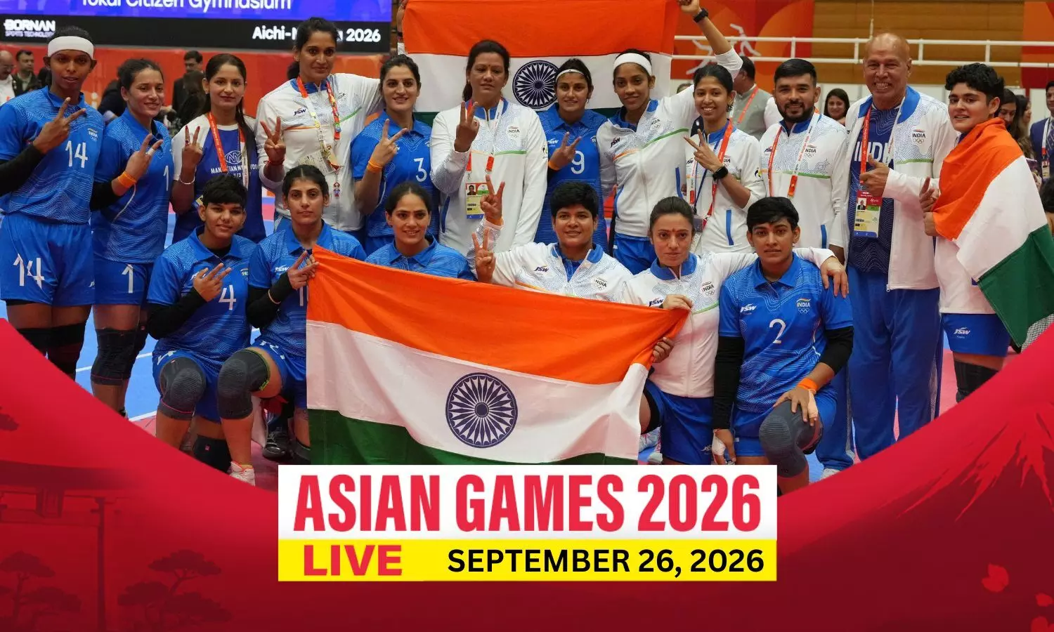 Asian Games 2026 LIVE: Kabaddi delivers twin gold, Tajinderpal wins silver – Highlights Asian Games 2026 LIVE: Kabaddi delivers twin gold, Tajinderpal wins silver – Highlights