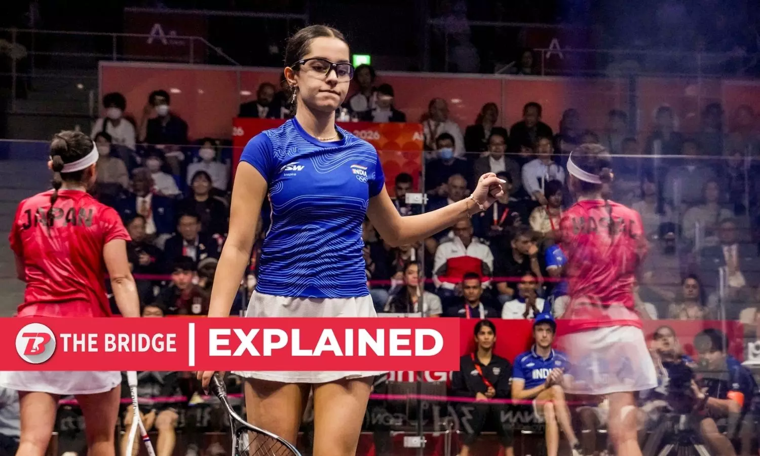Explained: Why does Anahat Singh wear protective eyewear in squash matches? Explained: Why does Anahat Singh wear protective eyewear in squash matches?