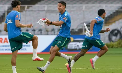 Brazil training in Kolkata draws World Cup-like buzz ahead of India clash