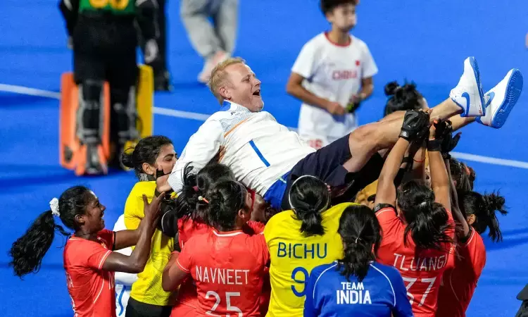 Hockey India announces ₹11 lakh reward for each player after Asian Games gold
