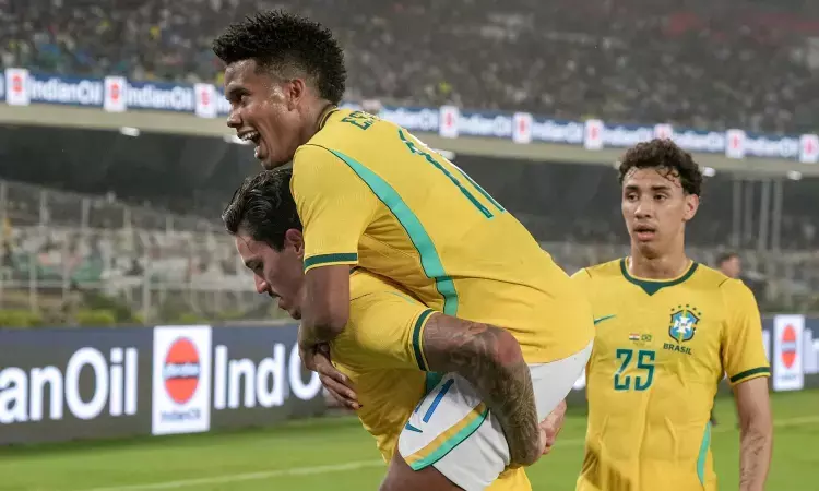 Brazil weather early India resistance to cruise to 4-0 win in Kolkata