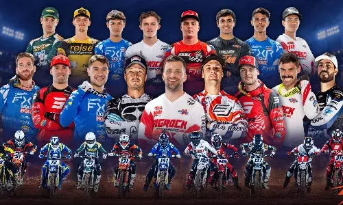 146 athletes from 21 countries line up for Indian Supercross Racing League Season 3