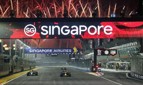 Indian national charged for trespassing without ticket at F1 Singapore GP